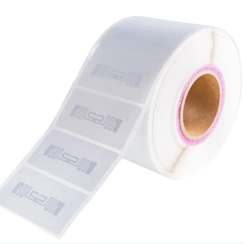 UHF RFID sticker label used for retail inventory tagging