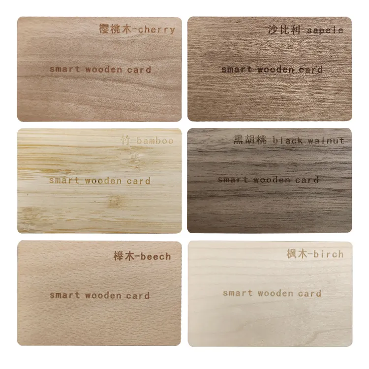 rfid-wood-card-material